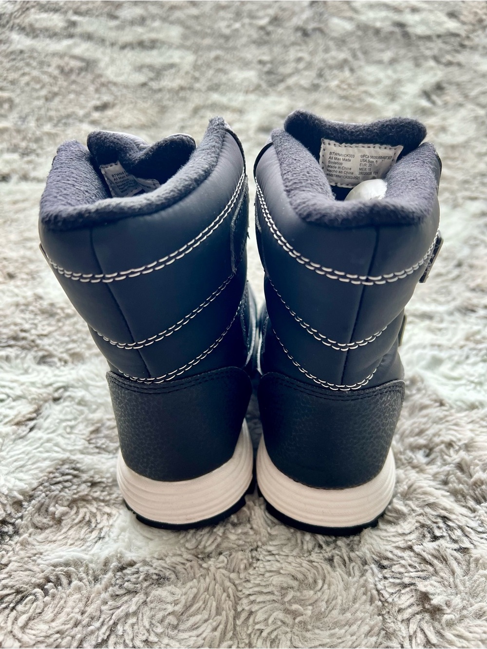 Wonder Nation Snow Boots - Toddler Boy (Size 8) - Black - Picture 4 of 6